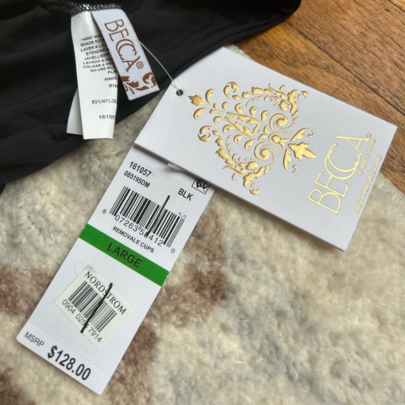 BECCA Marble Canyon Ring One-Piece Swimsuit in Black - Picture 8 of 8